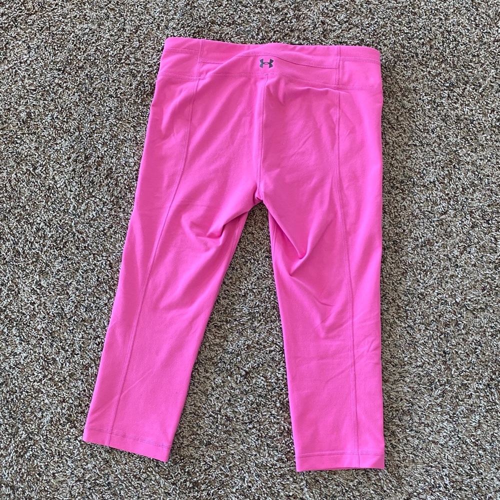 Pink Under Armour Capri Leggings